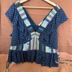 Anthropologie Patch Top